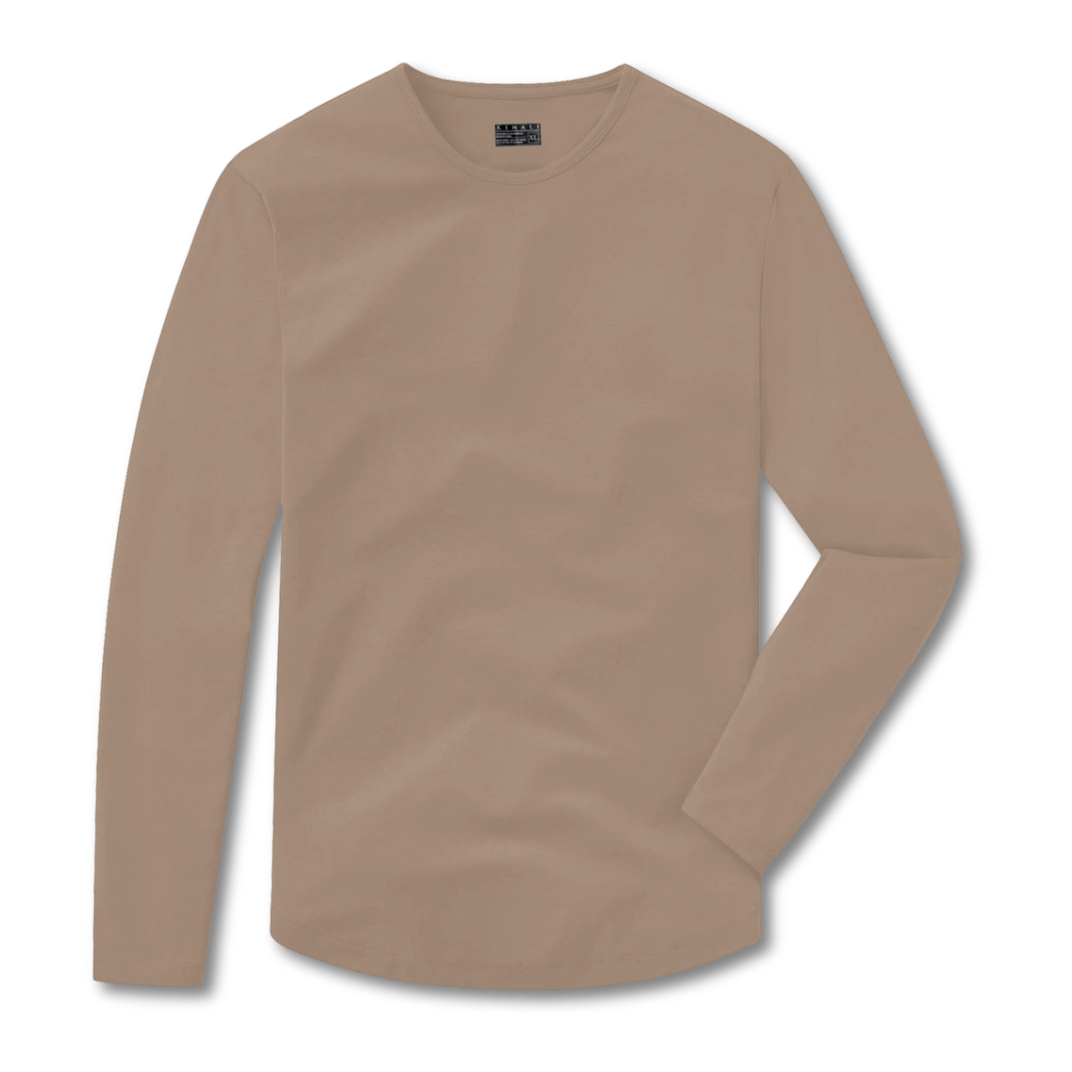 Classic LS Tee | Curve Hem | Coffee – Kinali
