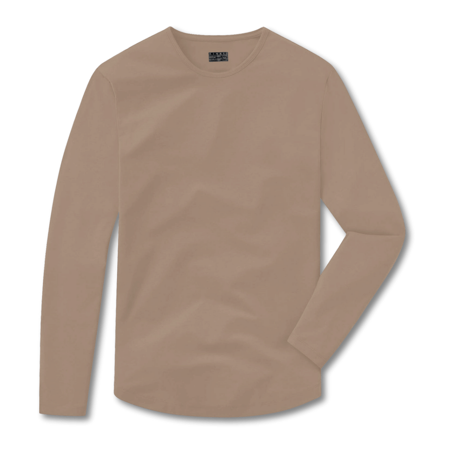 Classic LS Tee | Curve Hem | Coffee