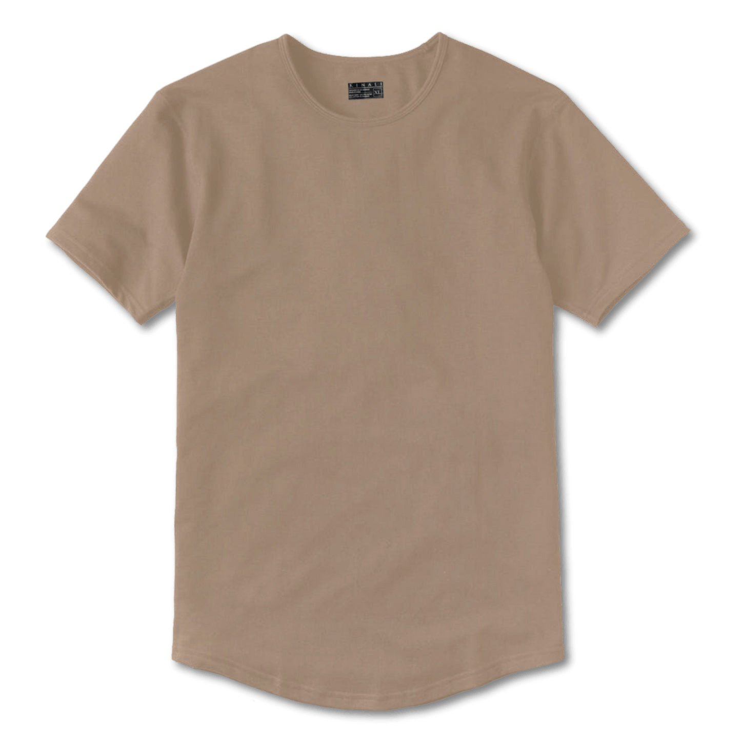 Classic SS Tee | Curve Hem | Coffee