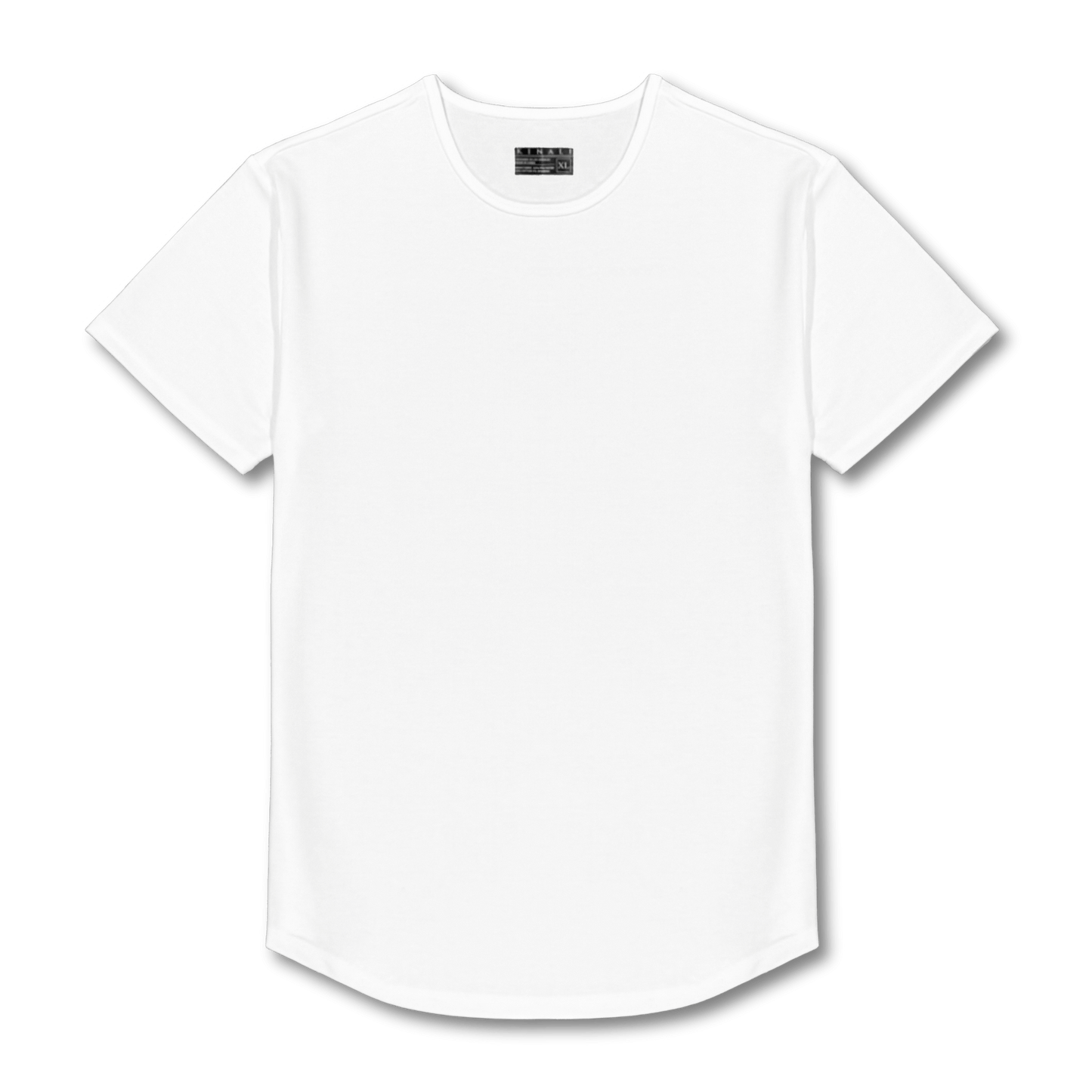 Classic SS Tee | Curve Hem | White